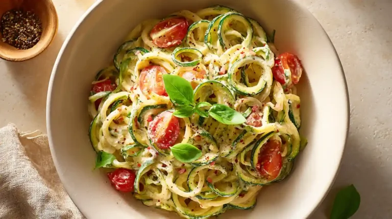 Zucchini Nudeln cremige Zoodles für die ganze Familie