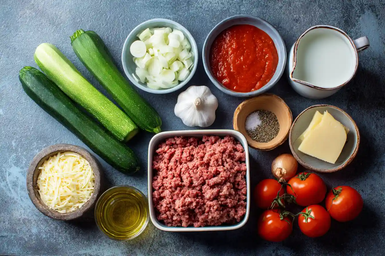 Zucchini Lasagne Low Carb, ohne Nudeln & super lecker