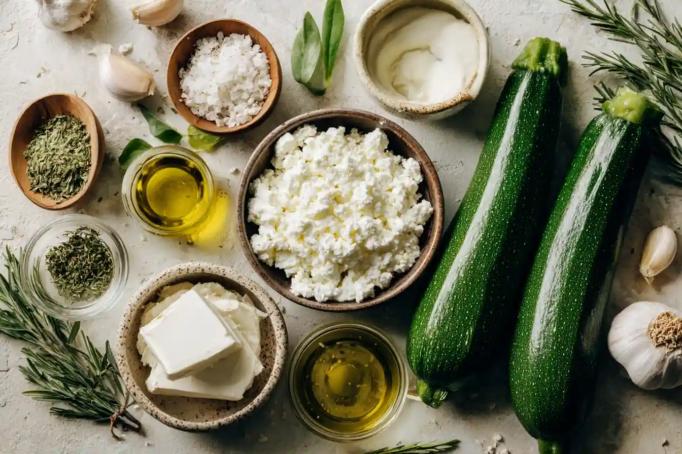 Gefüllte Zucchini