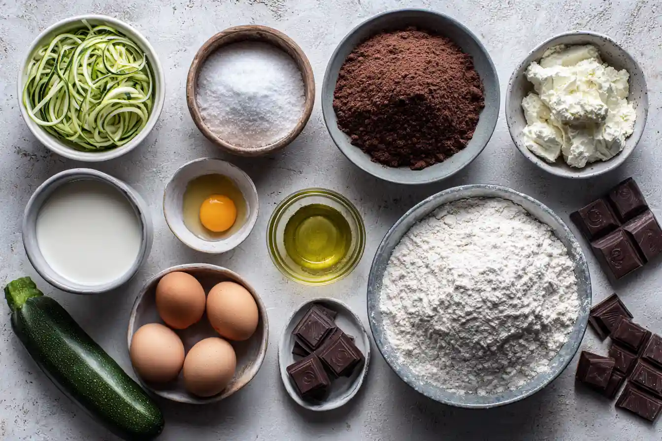 Schokokuchen mit Zucchini Rezept einfach und saftig
