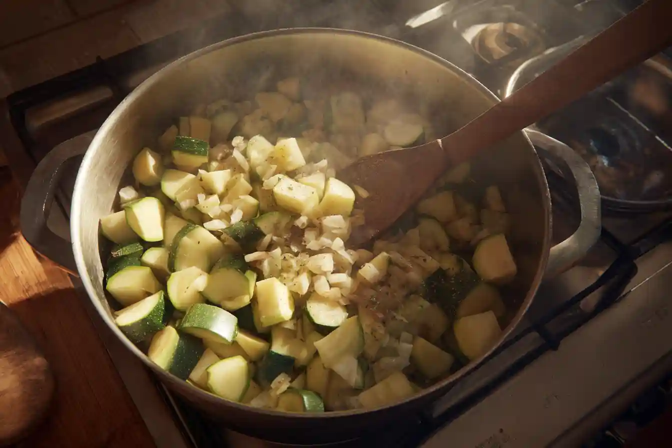 Cremige Zucchini Suppe
