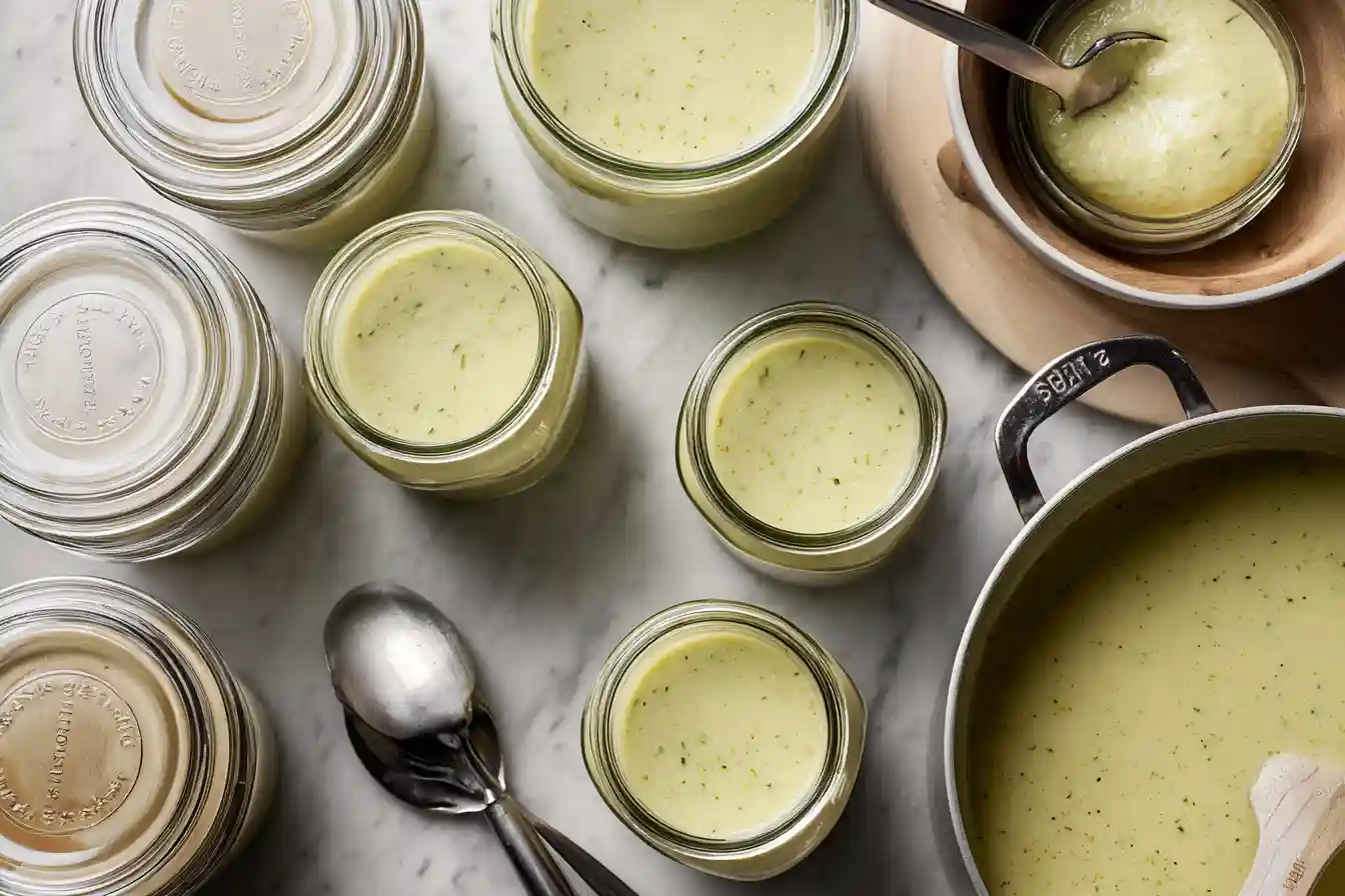 Cremige Zucchini Suppe