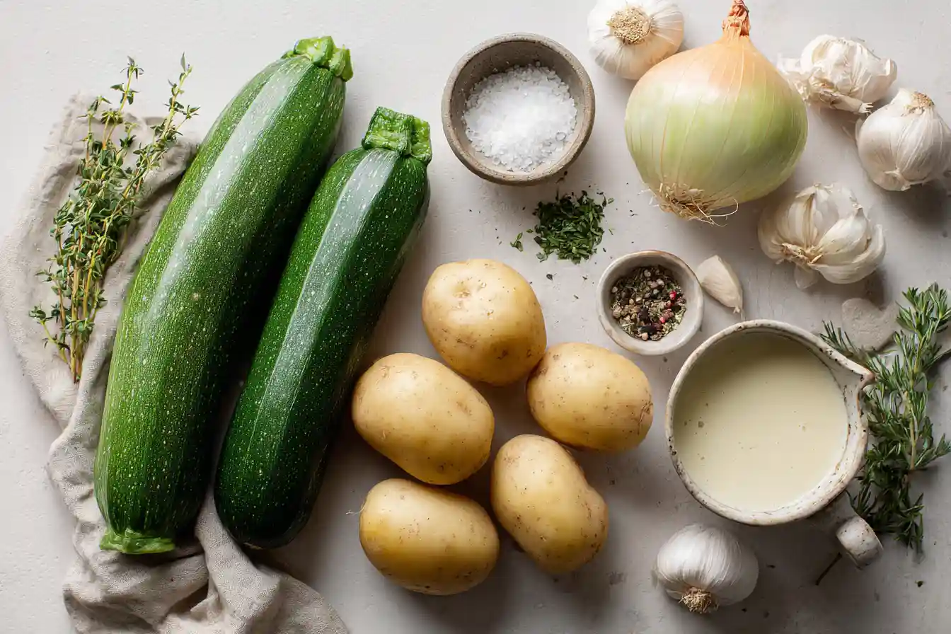 Cremige Zucchini Suppe