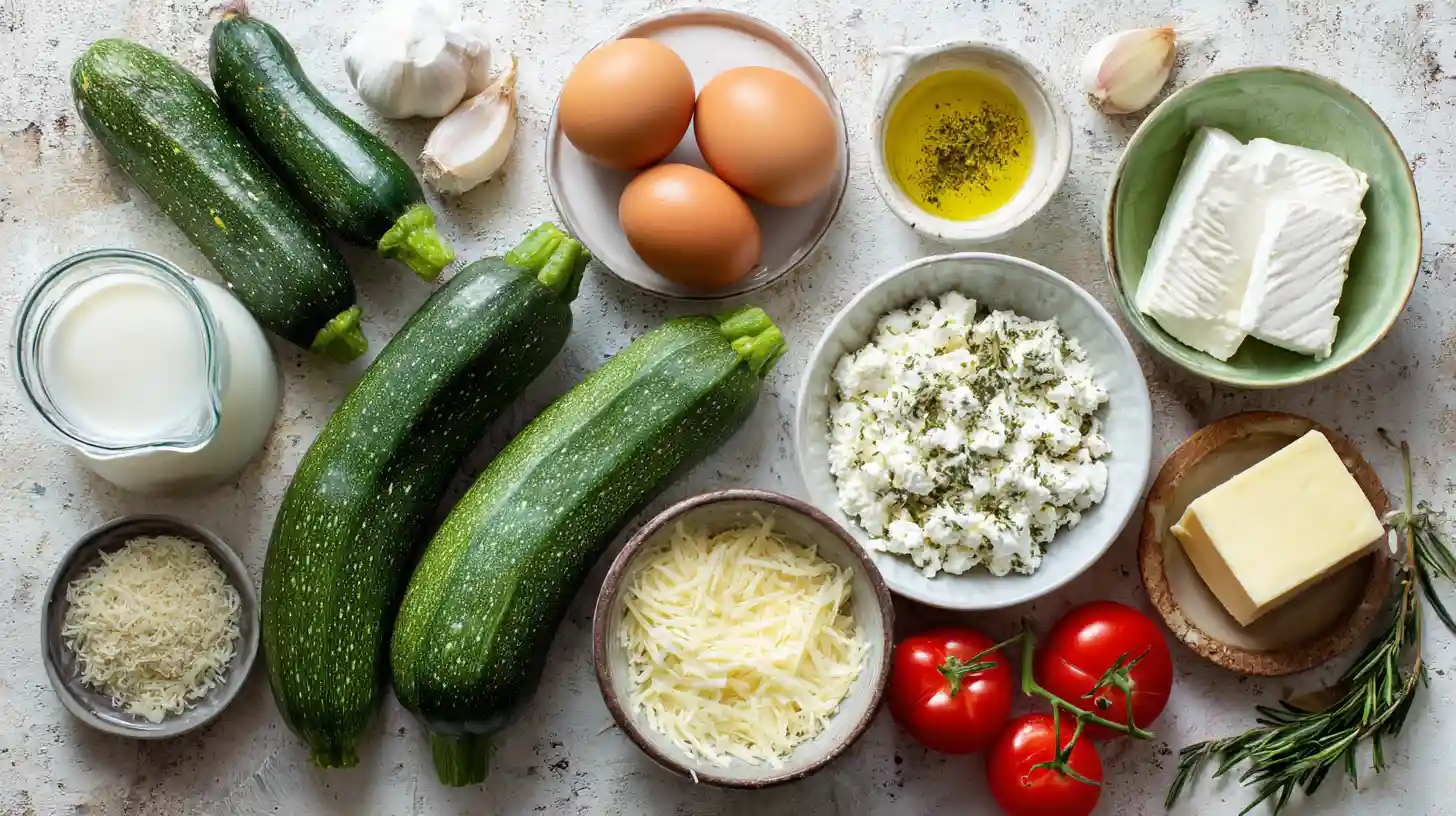 Zucchini Feta Auflauf