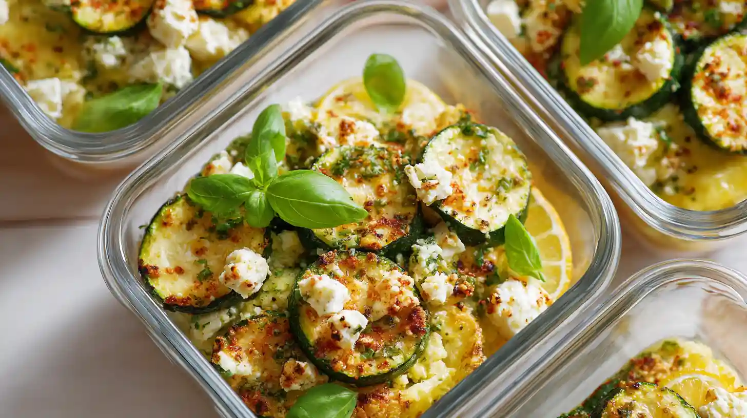 Zucchini Feta Auflauf