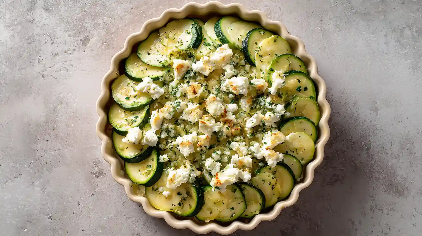Zucchini Feta Auflauf