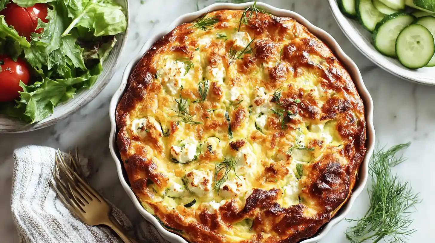 Zucchini Feta Auflauf