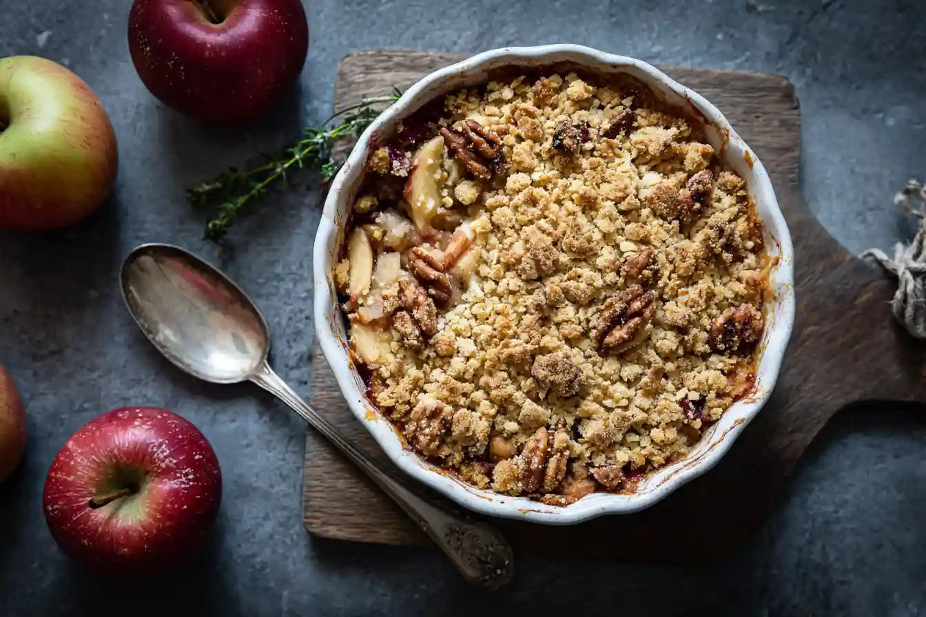 Warum ich dieses Apple Crumble Rezept Vegan liebe