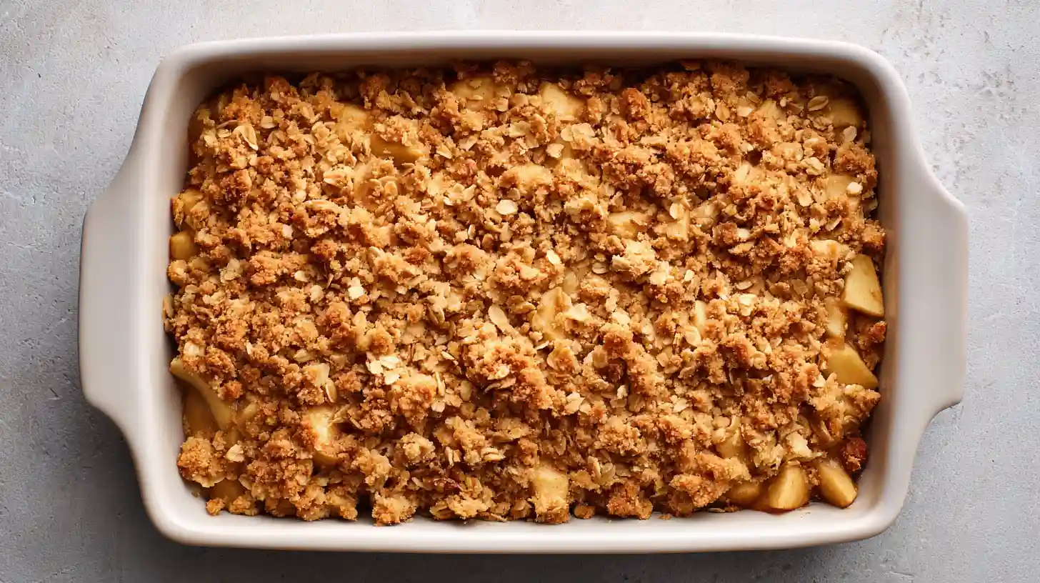 apple crumble rezept vegan