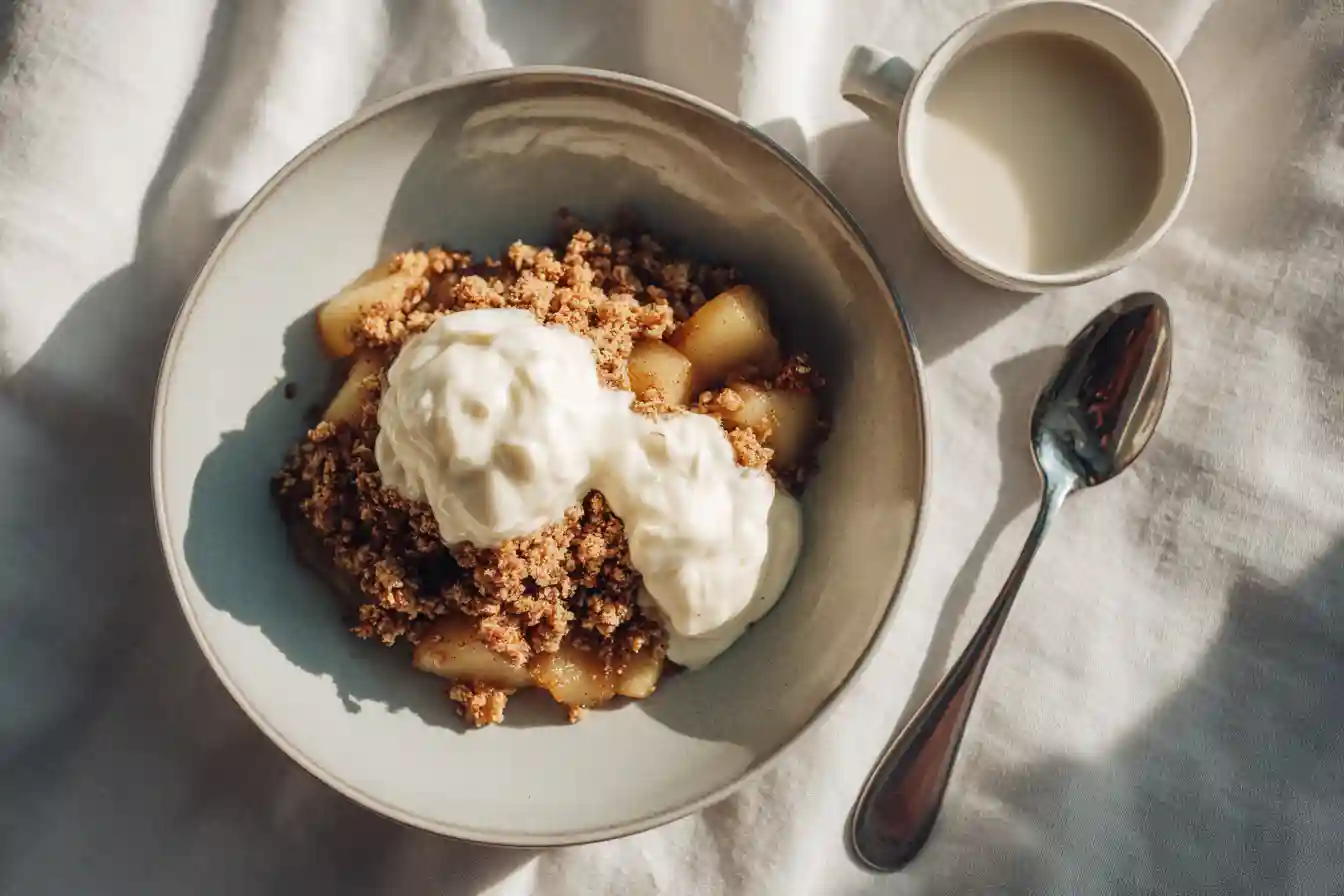 Apple Crumble Rezept Vegan