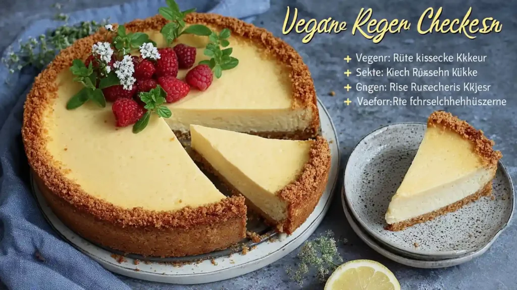 Veganer Käsekuchen Rezept