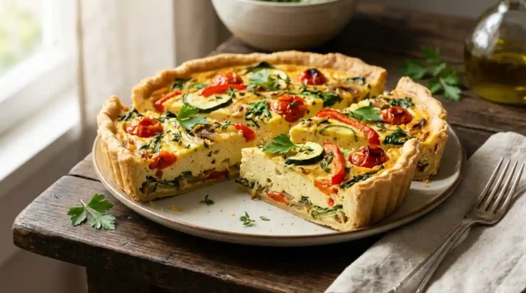 Vegane Quiche Rezept – cremig, einfach & vielseitig