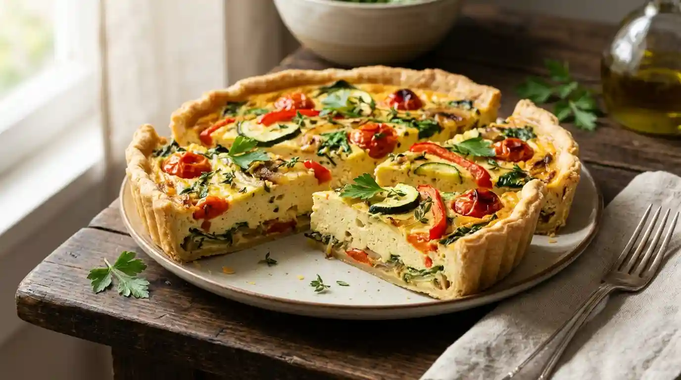 Vegane Quiche Rezept – cremig, einfach & vielseitig
