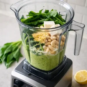 Cremige vegane Bärlauch-Pasta – Schnell