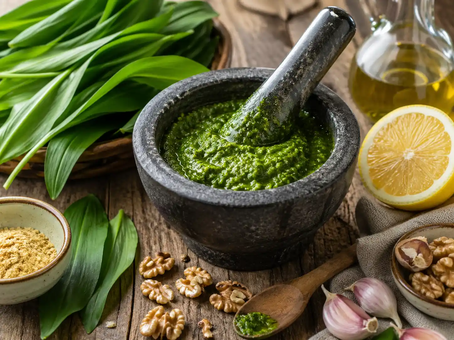 Pasta mit Spargel & Bärlauchpesto in 30 Minuten