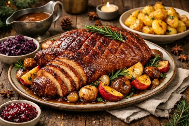 Vegane Gans Rezept mit knuspriger Hau