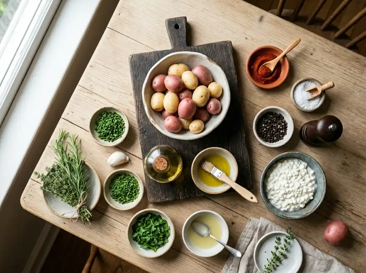 Gesunde Rezepte mit Kartoffeln,Quetschkartoffeln mit Protein