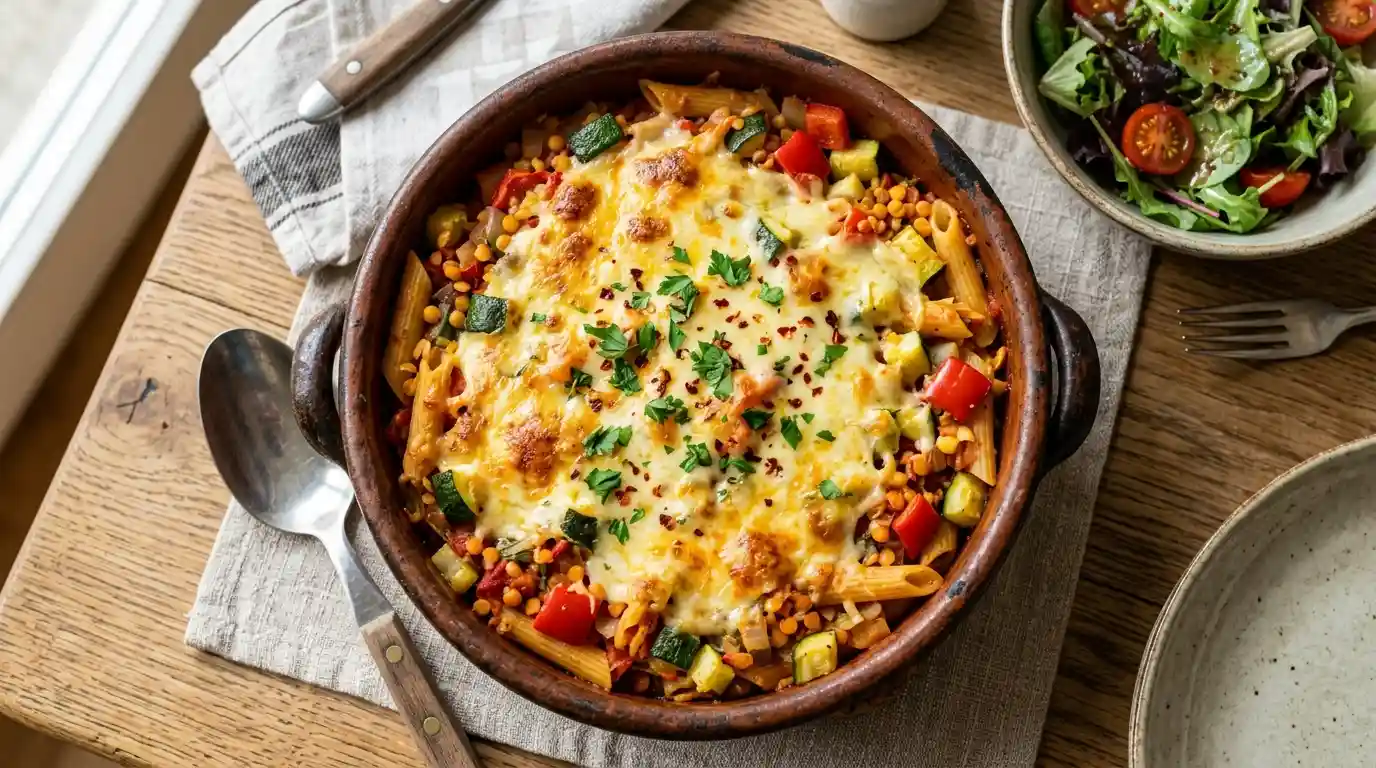 Nudelauflauf vegetarisch